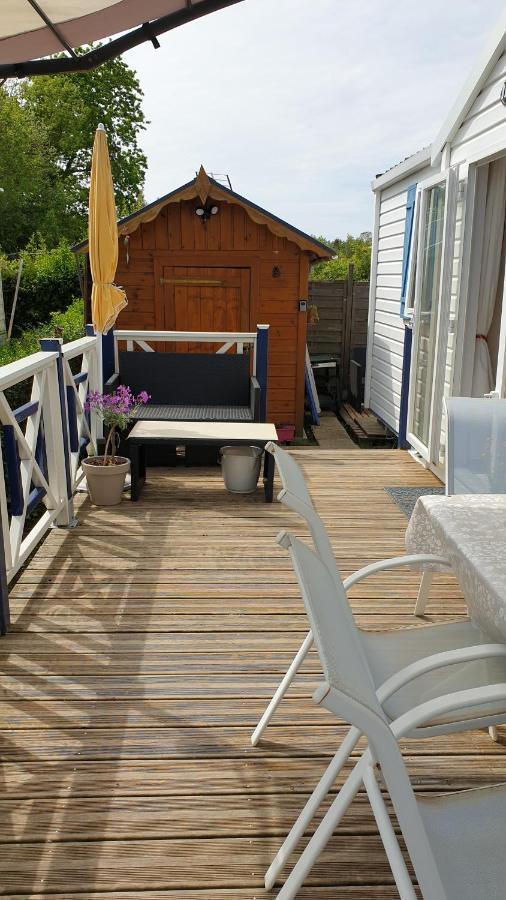 Sylvie Proprietaire Du Mobil-Home Saint-Pair-sur-Mer Exteriör bild